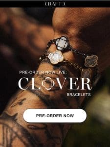 Clover Stone Bracelets: Pre-Sale Now Live