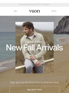 Coming Soon: New Fall Arrivals