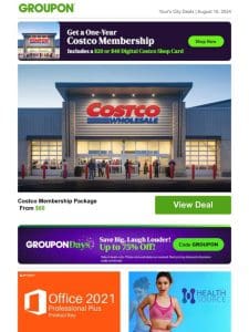 Costco Membership Package