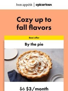 Cozy up to fall flavors