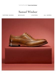 Crafted to Last: Goodyear Welted Leather Brogues