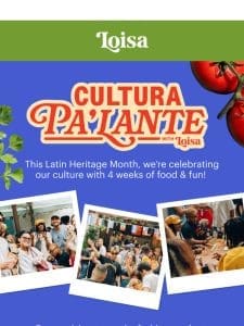 Cultura Pa’lante! Latin Heritage Month is here