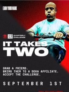 DEKA “It Takes Two” Challenge is Coming