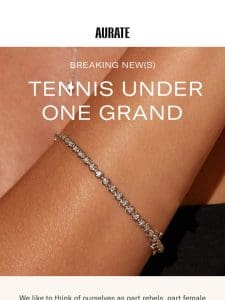 DIAMOND TENNIS UNDER $1K