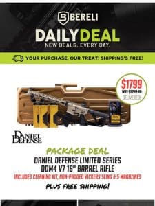 Daily Deal ?? Limited Series! Daniel Defense DDM4 V7 Ultimate Bundle