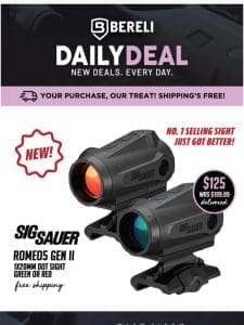 Daily Deal ?? Newly Released Sig Sauer Romeo5 GEN II， $125 Delivered??