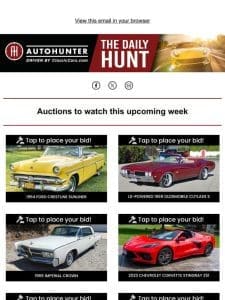 Daily Hunt: What to watch this week!