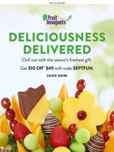 Deliciousness Delivered This September!