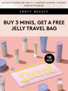 Departing soon ✈️ Your free travel bag