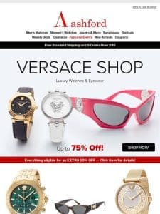 Discover Versace Watches & Sunglasses: Luxe Style， Affordable Price