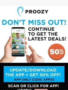 Discover savings with our updated app! ??