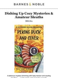 Dishing up cozy mysteries & amateur sleuths