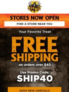 Don’t miss FREE shipping