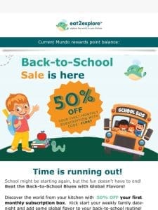 Don’t miss out on our Back to School Sale!