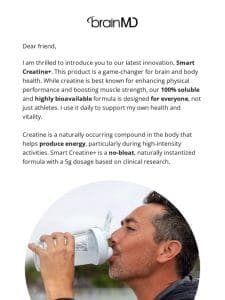 Dr. Amen Introduces Smart Creatine+