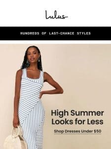 Dresses Under $50