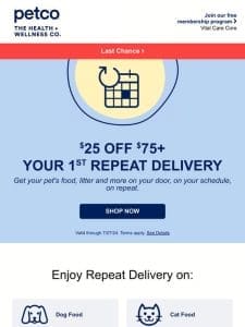 ENDS TODAY: Spend $75， get $25 OFF