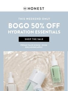 ENDS TOMORROW! BOGO 50% OFF Hydration Essentials