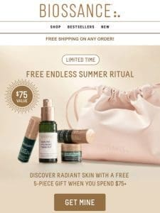 ENDS TONIGHT! Free 5-pc gift valued at $75