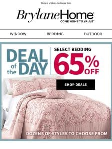 [ENDS TONIGHT] Select Bedding 65% Off