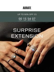 EXTENDED UP TO 50% OFF