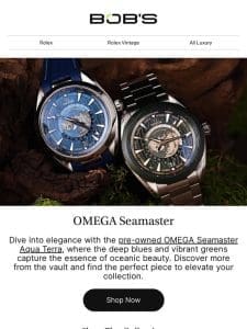 Elevate Your Collection with OMEGA’s Oceanic Elegance