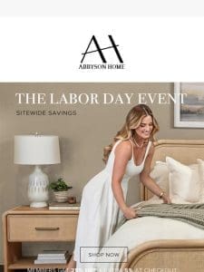 Elevate Your Space Today—Get a FREE Abbyson Home Membership with JoJo Fletcher Collection!