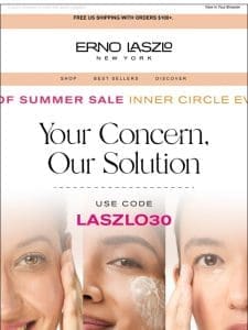 End of Summer Sale • Inner Circle Event