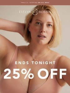 Ends Tonight: 25% OFF Starlette Plunge