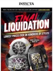 FINAL LIQUIDATION EVENT❗️ Unheard-Of DEALS