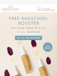 FREE Bakuchiol Booster Inside! ??