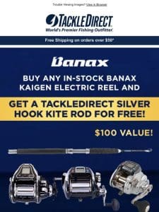 FREE Rod + Banax Electric Reel Purchase