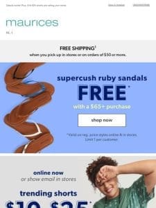 FREE Ruby Sandals (cuz it’s still sandal season)