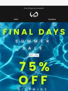 ?? Final Days of Summer Sale ??