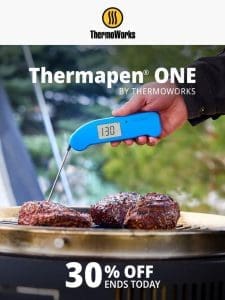 Final Hours: 30% off Thermapen ONE.