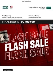 Final day ?? Score up to 50% off Flash Sale DEALS before it’s too late