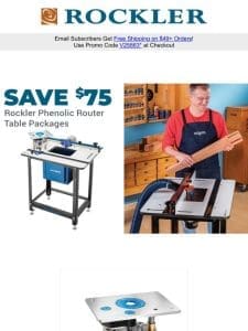 Find Your Routing Resource at Rockler + Labor Day Sale!