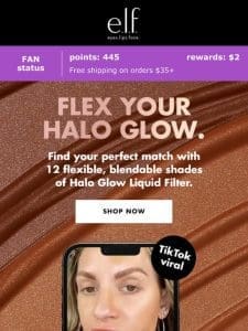 Find your perf shade of Halo Glow Liquid Filter