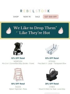 Flock Price Drops of the Week!   Shop Cybex， Mompush， Stokke and More!