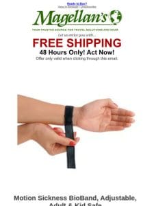 Free Shipping – 48 Hours ONLY!