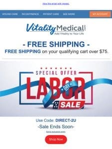 Friend， Free Shipping for Labor Day!