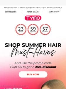 Frizz-Free Hair， 25% Off! ??