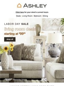 From $99.99 – Chic Living Room Finds!