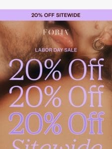 GET INTIMATE: 20% OFF