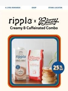 Get 25% Off Ripple & Bizzy Cold Brew’s Creamy & Caffeinated Combo