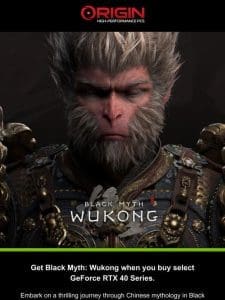 Get Black Myth: Wukong with GeForce RTX