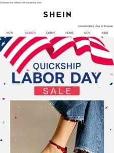 Get Labor Day Deals with QuickShip