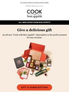 Get the all-new Cook with Bon Appétit box