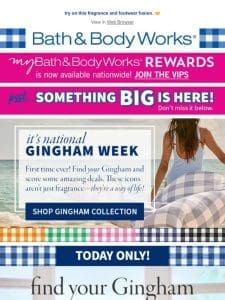 Gingham: buy 1， get 1 FREE! ??? this week is *special.*