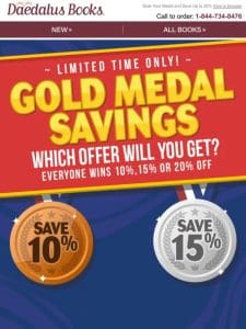 Go For the Gold and Save!